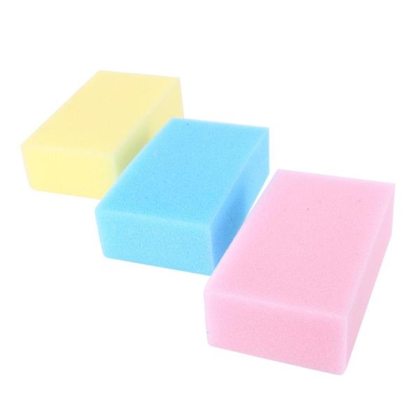 

car sponge 6 pcs salon sponges large cleaning spong piece for hair cutting daily small gadget supplies (pink, blue, yellow style)