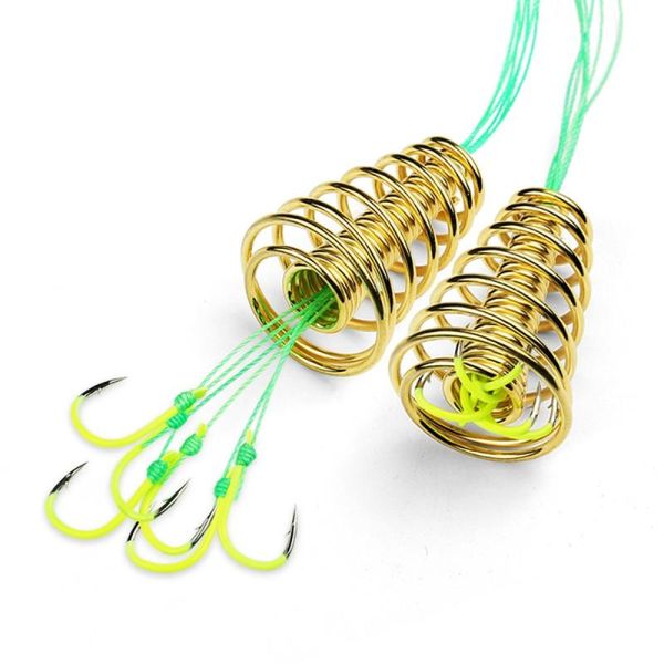 

fishing hook explosion 4pcs/box anti-hanging linnhue fish tackle 6 hooks barbed crap fishings accessories pesca