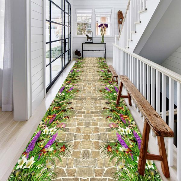 

carpets home decor corridor 3d flower plant balcony area rug kitchen bedside mat doormat carpet for living room