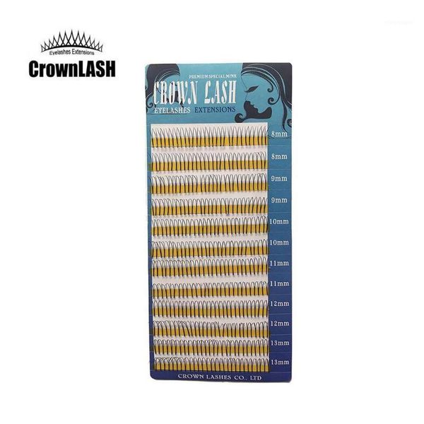 

crownlash black y lash bc-0.15 0.20 8-13mm mixed knot-9, 11, 13mm single size tray1