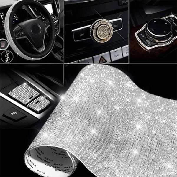 

glass crystal rhinestones sticker craft decorations paintings interior applique about 20*24cm multi-color bling fashion