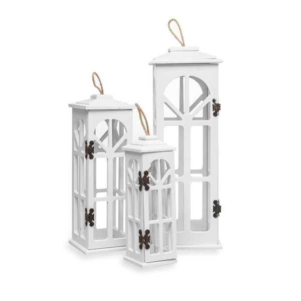 

portable lanterns mien 3'lÃ¼ white wood lantern