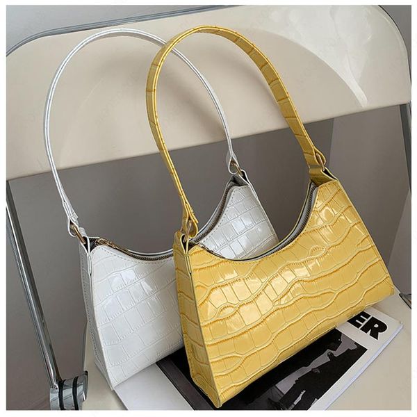 

evening bags 2021 fashion exquisite women's bag shopping retro casual shoulder leather handbag solid color zipper