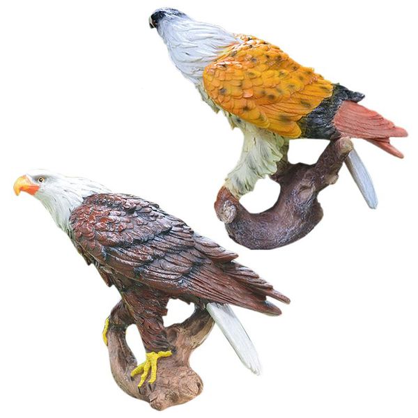

decorative objects & figurines creative resin eagle statue ornament stage props garden decoration