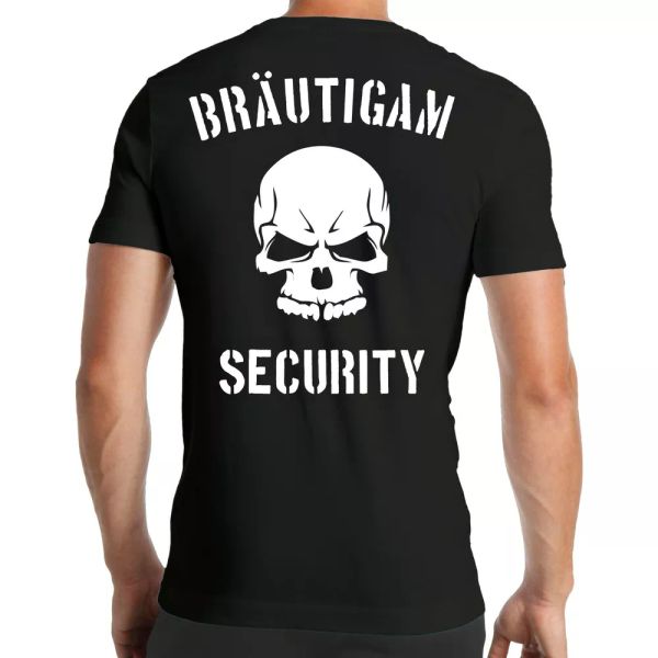 

JGA Groom Security T-Shirt | Stag Party | Bachelor Party, White;black