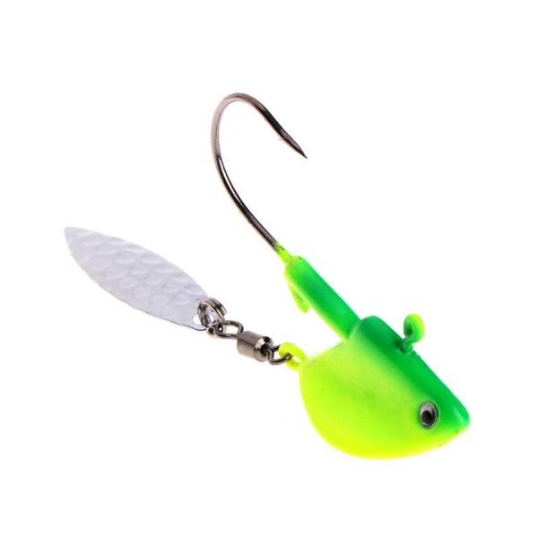 

fishing hooks reusable carbon steel fish shape outdoor gift tackle hook lure metal spoon accessories jigging rotating sequins