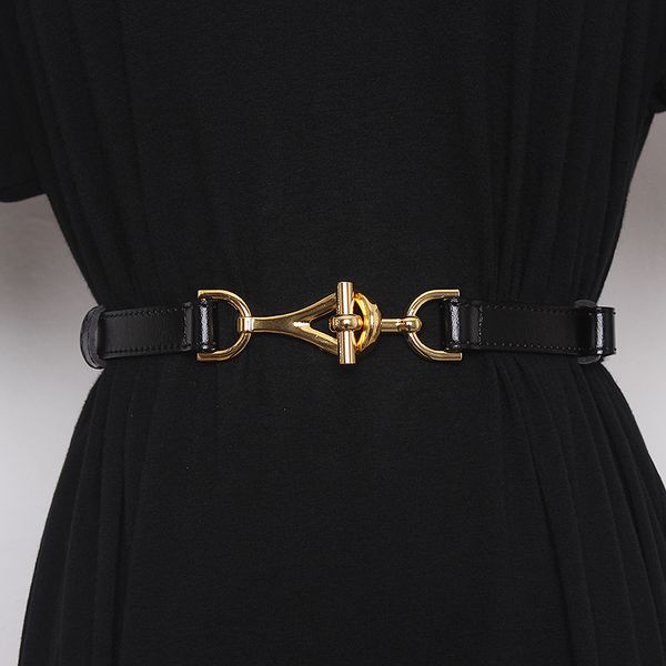 

2021 spring summer cow leather green black genuine leather waist belt strap women fashion no buckle large plus size cowskin belt, Black;brown