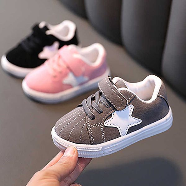 

autumn children's toddler baby kids sneakers for little girls boys star casual running sports shoes 1 2 3  5 6 7 years old g1025, Black;red
