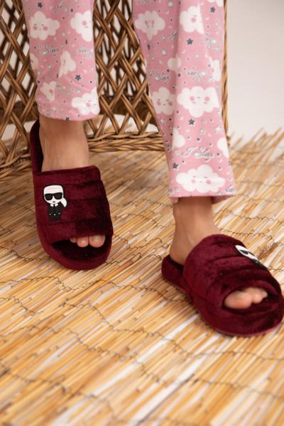 

slippers women plush, Black