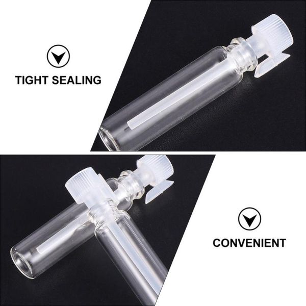 

storage bottles & jars 100pcs 2ml dropper perfume refillable empty sub