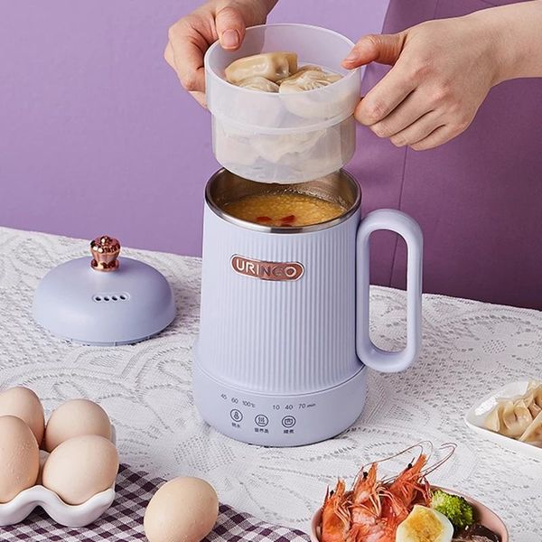 

smart home control 600ml electric kettle boiled water health preserving pot tea stew cup heating deskmini for office 220v
