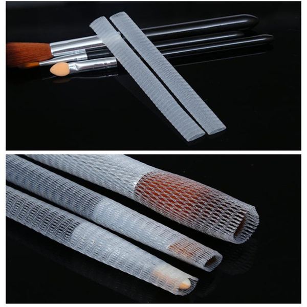 

eyelash curler 50pcs make brush mesh cover protector cosmetic