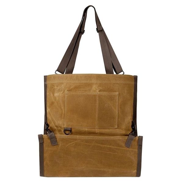 

aprons garden apron vegetable bag adjustable buckle wet wax canvas handwaterproof durable gardening tools picking pack