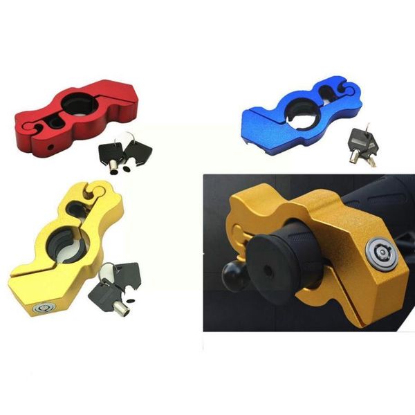 

theft protection 1 pcs motorcycle grip lock securitys locks handlebars discs fit brake levers lockstitch anti-theft scooter motor locking ha