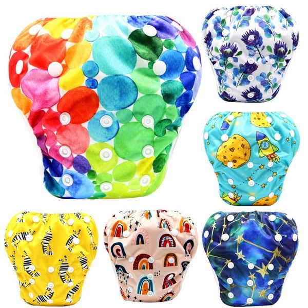 

reusable baby asenappy swim diapers  fit all cloth swimming diaper adjustable washable swimsuit for infants