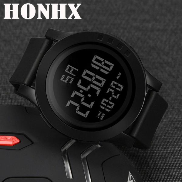 

wristwatches luxury men analog digital military sport led waterproof wrist watch timing intelligent electronic montre homm, Slivery;brown