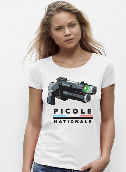 

womens t-shirt booze national hein, White;black