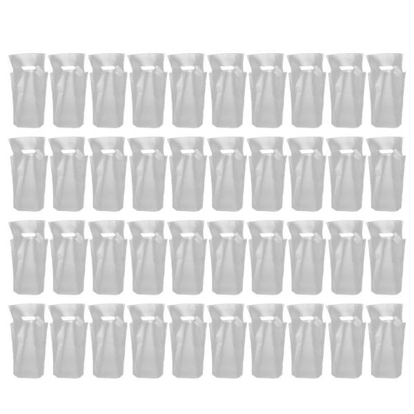 

storage bags 100pcs drink pouches disposable beverages tote coffee container bag for store
