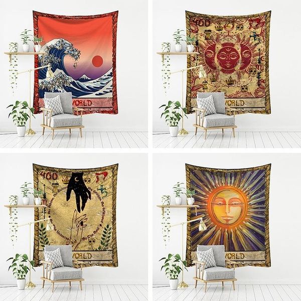 

tapestries 95*73cm nordic hanging fabric background wall covering home decoration blanket tapestry bedroom