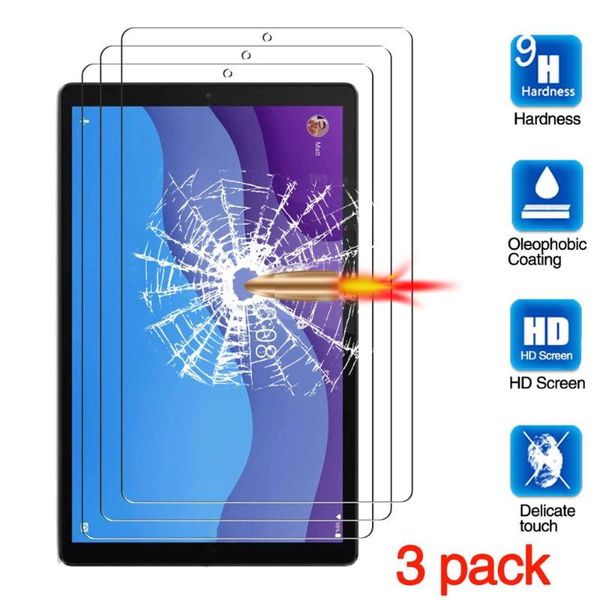 

tempered glass for lenovo tab m10 hd (2nd gen) 10.1" tb-x306f /tb-x306x (2021 release) screen protector, tablet protective film pc prot