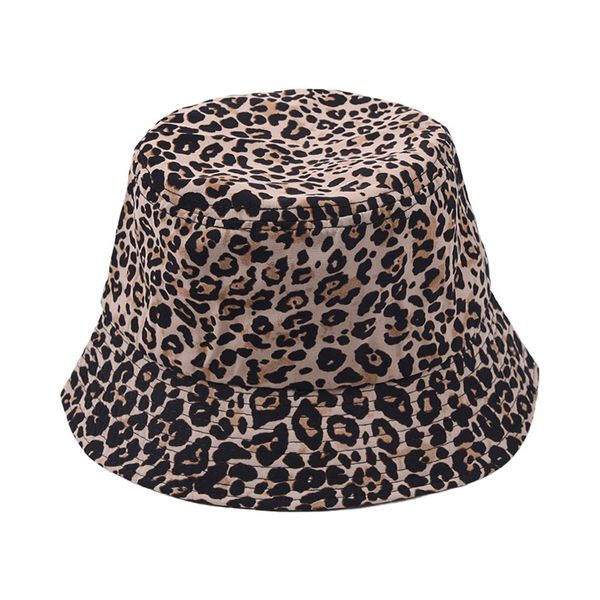 

leopard color bucket hat folding fisherman hats sun street outdoor sports tide cap spring fall summer lla676, Blue;gray