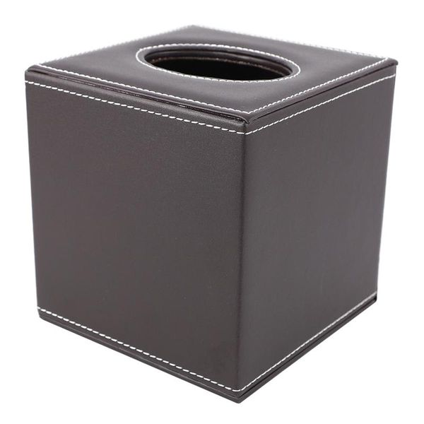 

tissue boxes & napkins square pu facial paper holder box durable cowhide pattern covers case for home office car automotive decoratio