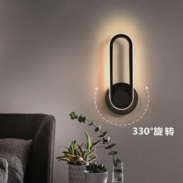 

loft vintage glass wall sconces blue light bedroom mirror bedside living room lamp
