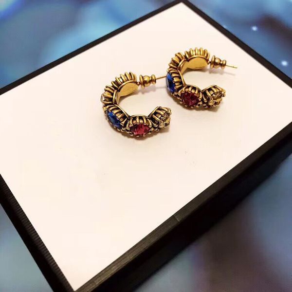 

70% off luxury jewelry gjia gujia's 21-year-old color earrings made of brass 5npt, Golden