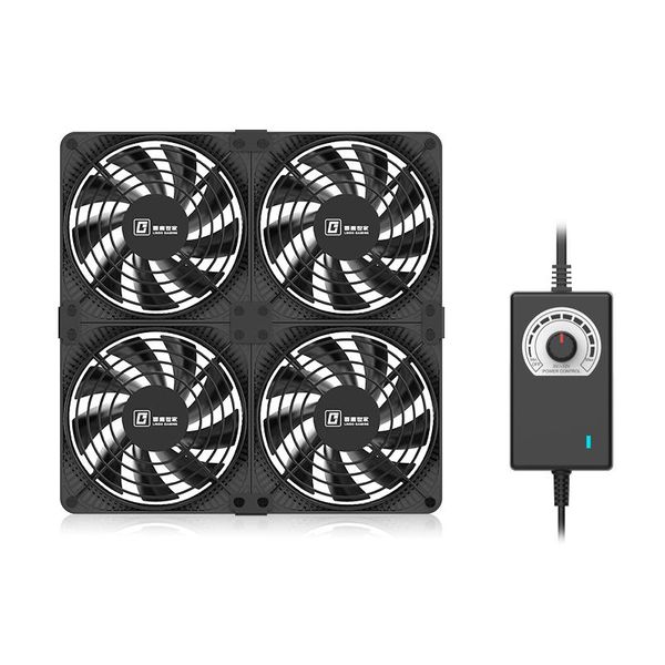 

fans & coolings high speed 120mm 3000rpm fan cooling with controller 12cm 12v 220v btc machine chassis workstation cabinet radiator server