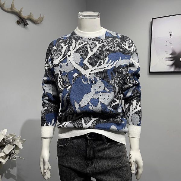 

men's sweaters sq10236 fashion 2021 runway luxury european design party style clothing, White;black