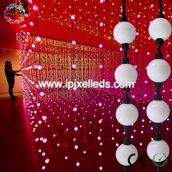 

modules 3d pixel light for park 50mm rgb led dc12v/dc24v point