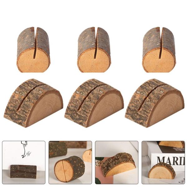 

wood base po clip household office party deskornament memo craft tools