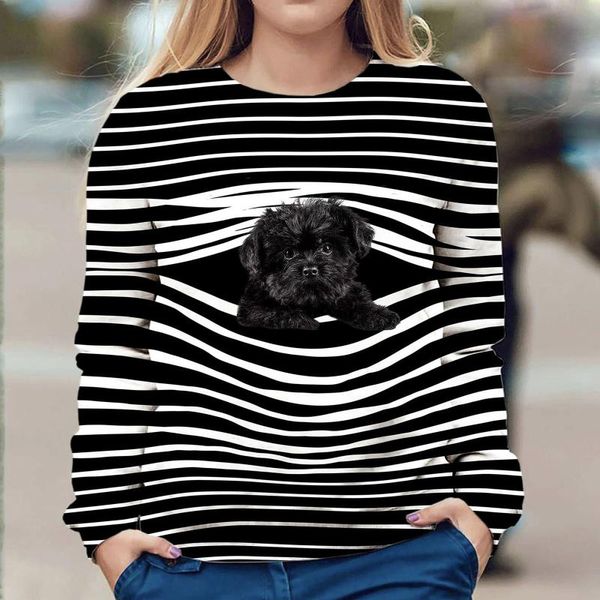 

women's t-shirt harajuku women t shirts 2021 cute 3d cat dogs printed long sleeve o-neck t-shirts poleras mujer camisetas#40, White