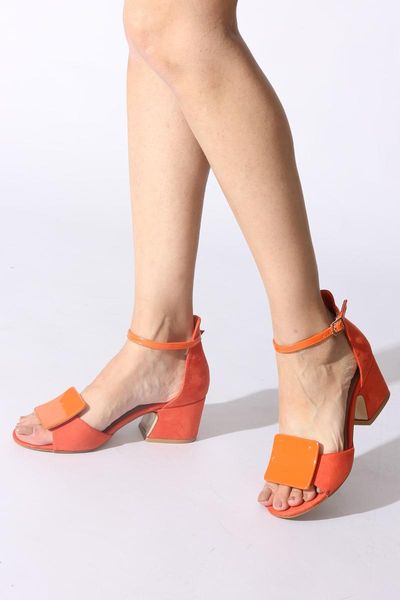 

sandals orange women 's 0389380-04, Black