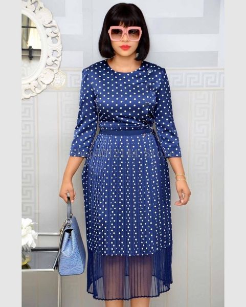 

ethnic clothing african dresses for women dashiki dot dress + mesh skirt 2 piece set clothes fashion bazin robe africaine femme 2021, Red