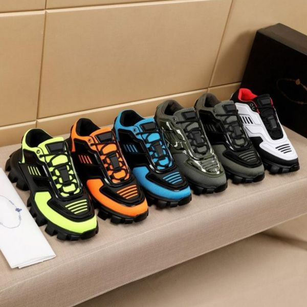 

prad casual men 2021 shoes capsule series camouflage stylist latest p cloudbust thunder designer sneakers rubber low platform shoe size36-46, Black