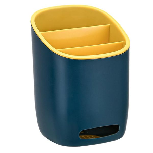 

chopsticks 1pc practical utensil storage holder cooking for home (dark blue)