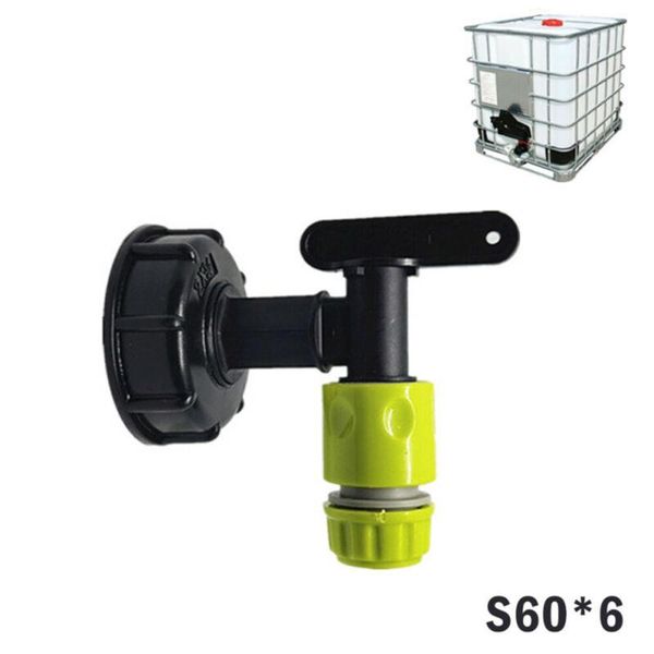 

watering equipments ibc tank adapter s60x6 connector hose lock water pipe tap storage fitting buplatic for home garden connectors