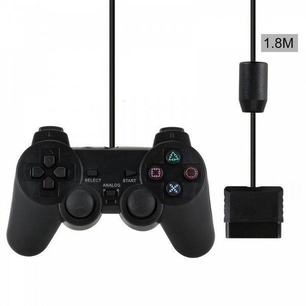 

game controllers & joysticks wired controller gamepads for ps2 2 dual console video joystick long cable joypad