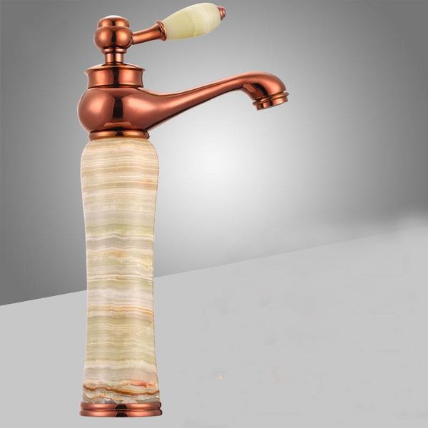 

bathroom sink faucets 2 styles jade marble stone gold solid brass copper basin lavatory vanity vessel mixer tap faucet