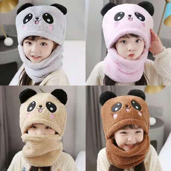 

caps & hats kid's warm hat winter outdoor cycling protect neck cute cartoon 7-12 years old keep windproof kh001, Yellow
