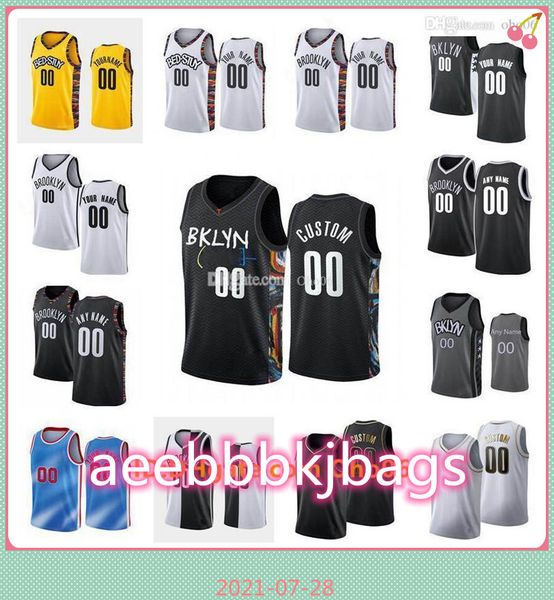 

custom brooklynsjersey basketball jerseys men women kid 13 harden 7 durant 11 irving 22 levert 12 harris 31 allen 26 dinwiddie city white, Black;red