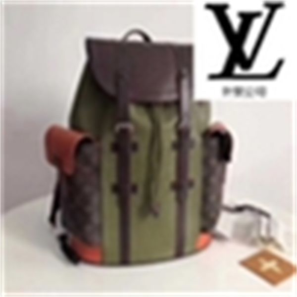 

m53425 classic green coffee-color ripple backpack men fashion backpacks business tote messenger bags softsided luggage rolling bag