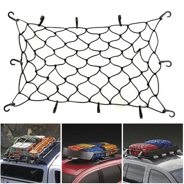 

car organizer roof cargo net elastic mesh luggage rope cover rack