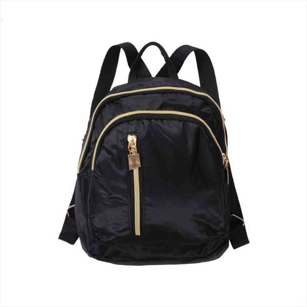 

local stock casual oxford backpack women black waterproof nylon school bags for teenage girls travel tote