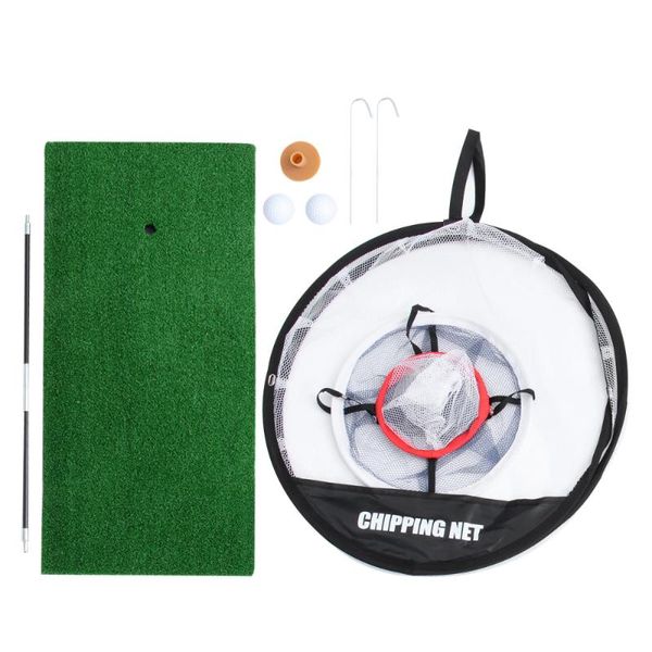 

golf training aids 1 set chipping net -up aid practice pitching cage for