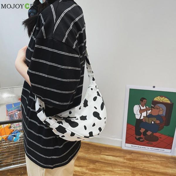 

fashion women canvas denim printing pattern crossbody shoulder messenger bag ladies vintage zipper purse chest bags waist