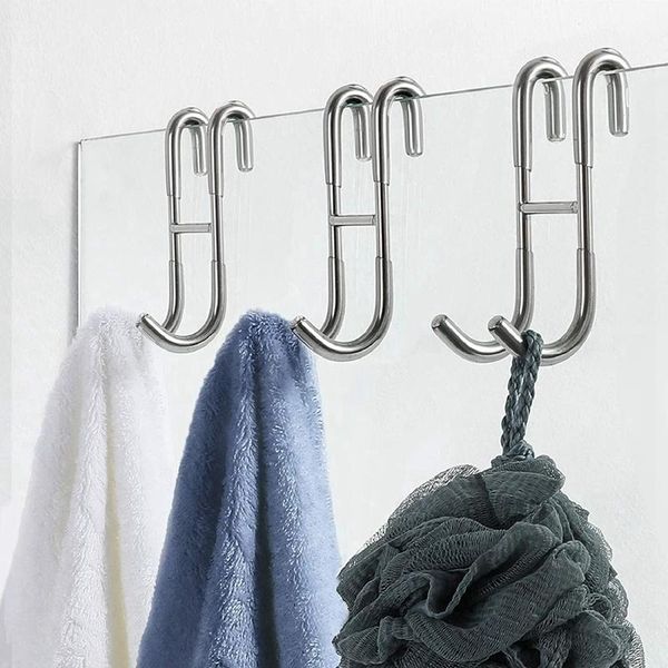 

hooks & rails shower door bathroom towel hook, over for towels squeegee