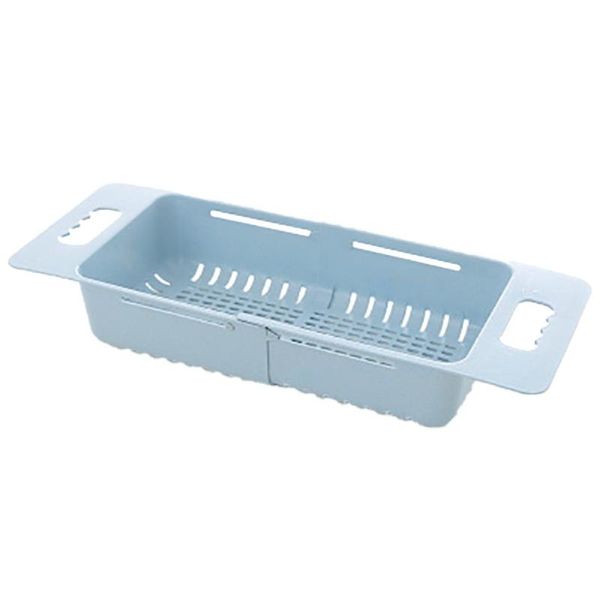 

kitchen storage & organization adjustable dish drainer sink drain basket washing vegetable fruit plastic drying rack accessories organizer