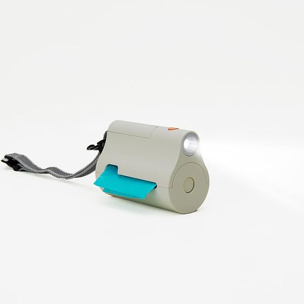 

dog picking up toilet box portable pick feces bags built-in walking supplies accessories poop bag car seat covers